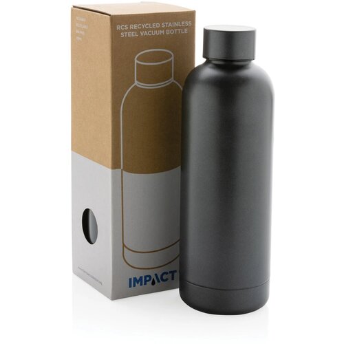 RCS gerecycled roestvrijstalen Impact vacuümfles grijs
