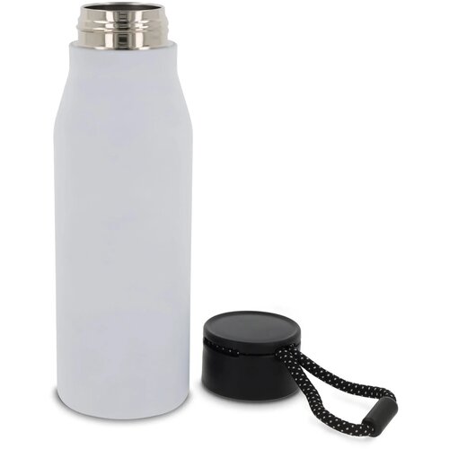 Thermofles met touw 600ml wit