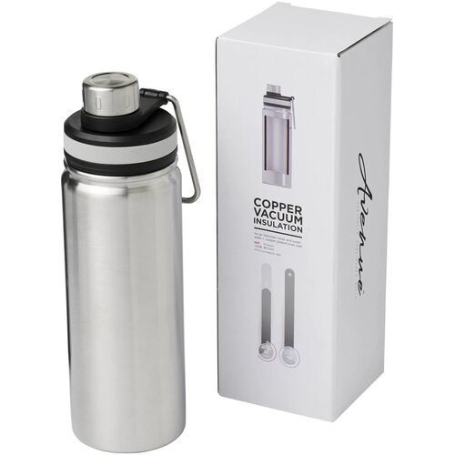 Gessi 590 ml met koper vacuüm geïsoleerde drinkfles Zilver