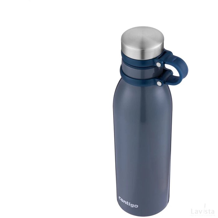 Contigo® Matterhorn Metallic 590 Ml Drinkfles Donkerblauw
