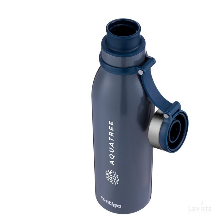 Contigo® Matterhorn Metallic 590 Ml Drinkfles Donkerblauw