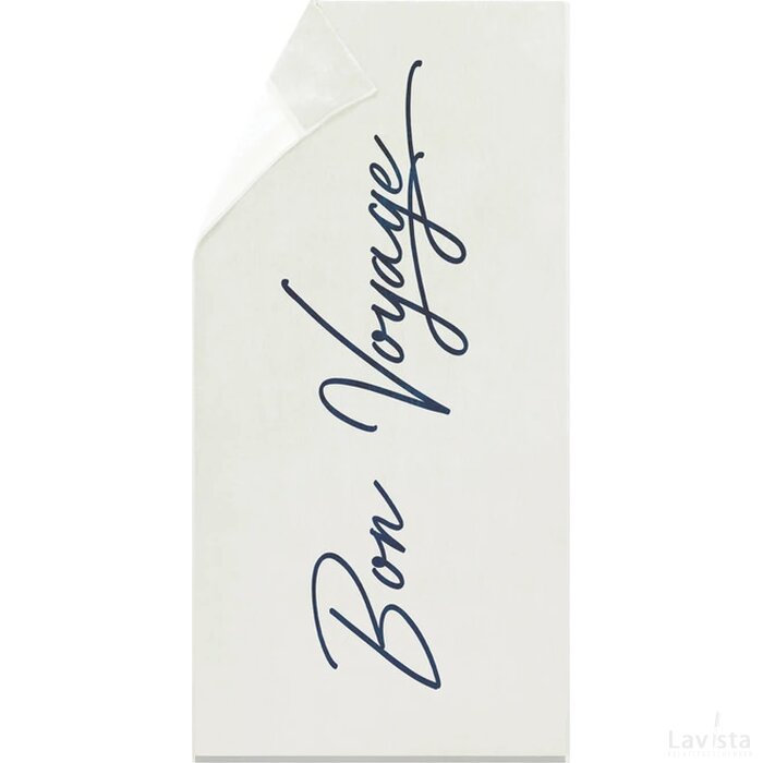 Vinga Lounge stoel handdoek wit, donkerblauw