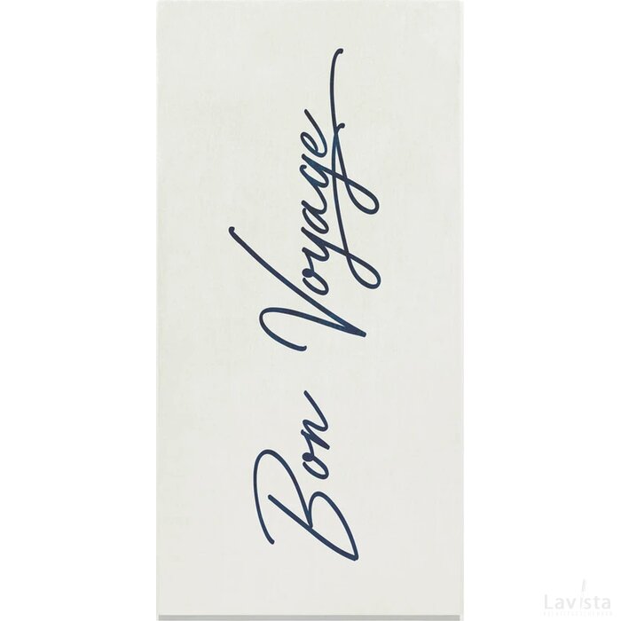 Vinga Lounge stoel handdoek wit, donkerblauw