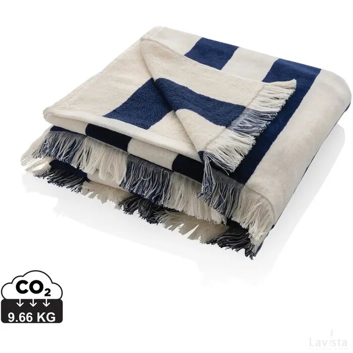 Ukiyo Aware™ Yukari XL strandlaken 100x180cm donkerblauw