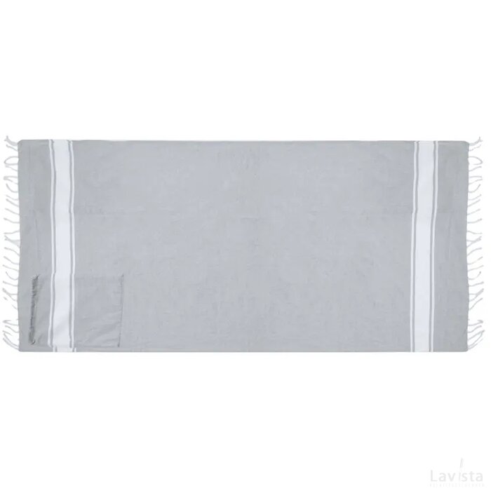 Carey Strandlaken En Tasje Met Trekkoord Grijs