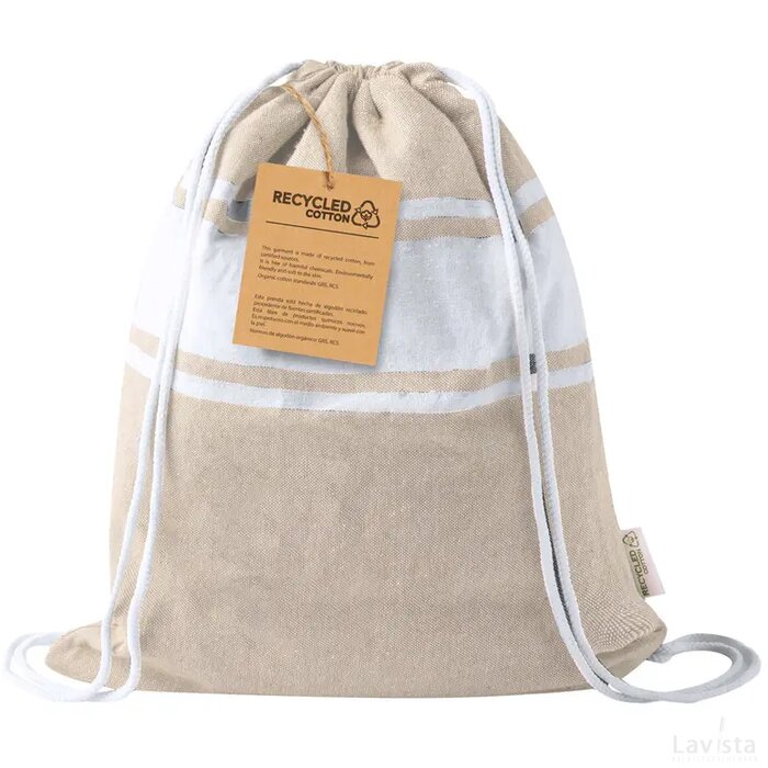 Carey Strandlaken En Tasje Met Trekkoord Natuurlijk