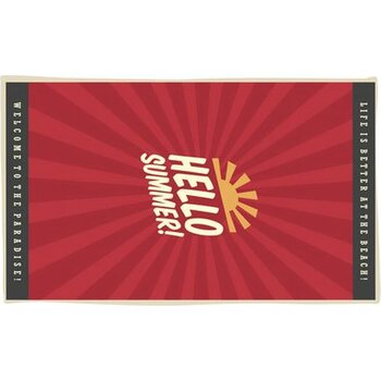 Printed Beachtowel 300 G/M² 100X180 Strandlaken Full Colour Print