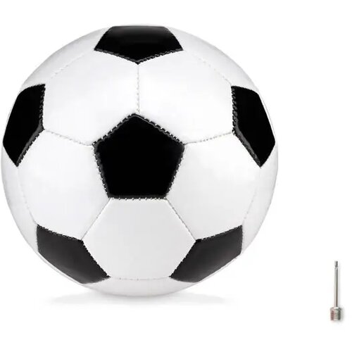 Kleine voetbal 15cm Mini soccer wit/zwart