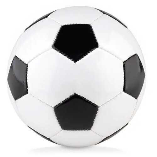 Kleine voetbal 15cm Mini soccer wit/zwart
