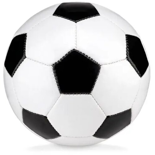 Kleine voetbal 15cm Mini soccer wit/zwart