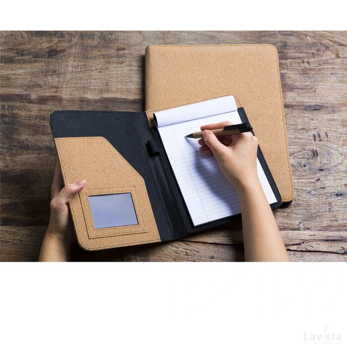 Eco Conference Cork A5 Schrijfmap Naturel