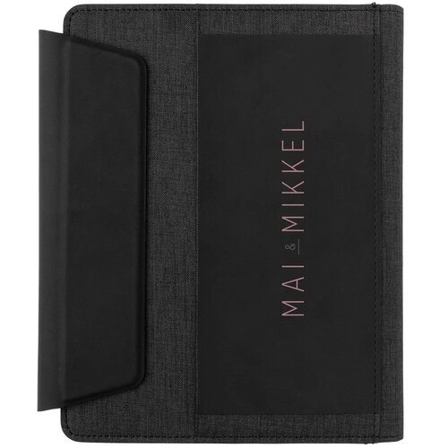 Fiko A5 portfolio met draadloos opladen & 5000mAh powerbank zwart