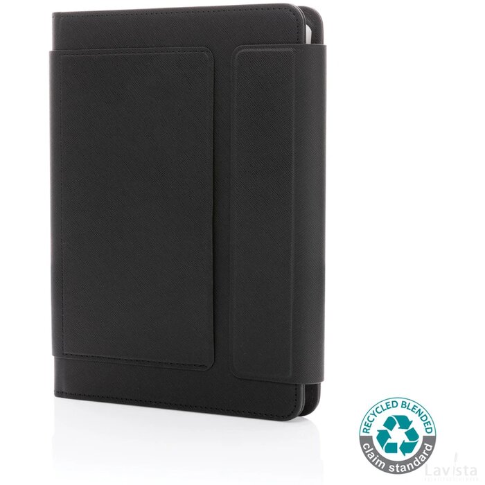 Swiss Peak Heritage RCS rPU steenpapier portfolio A5 zwart