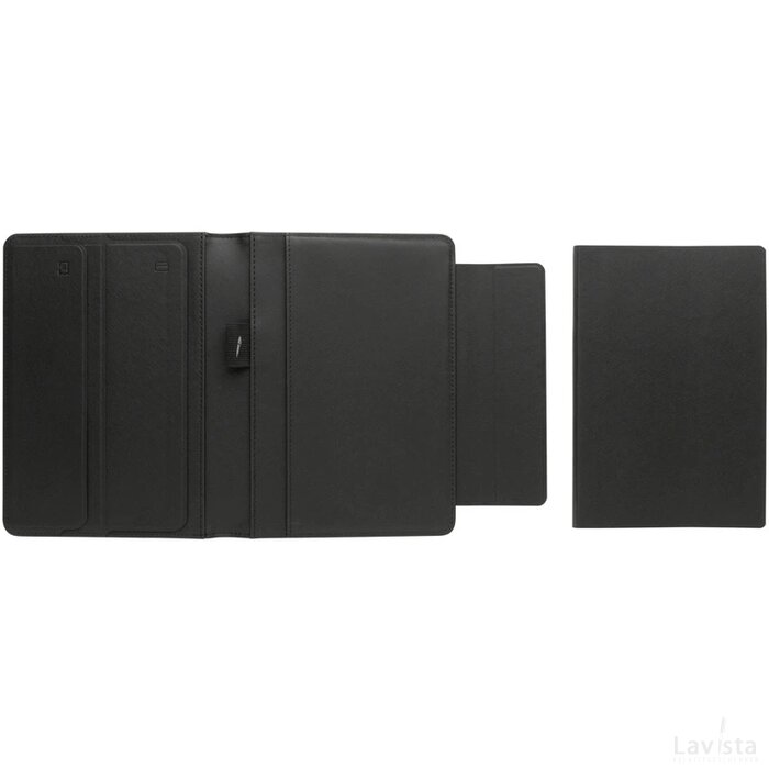 Swiss Peak Heritage RCS rPU steenpapier portfolio A5 zwart