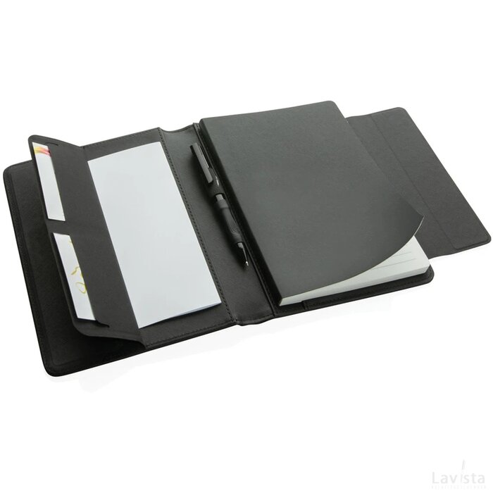 Swiss Peak Heritage RCS rPU steenpapier portfolio A5 zwart