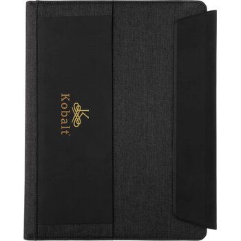 Fiko A4 portfolio met 5W draadloze lader 5.000 mAh powerbank zwart Fiko A4 portfolio met 5W draadloze lader 5.000 mAh powerbank zwart