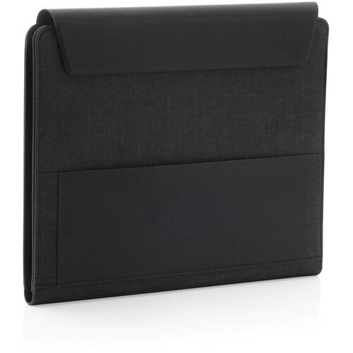 Fiko A4 portfolio met 5W draadloze lader 5.000 mAh powerbank zwart