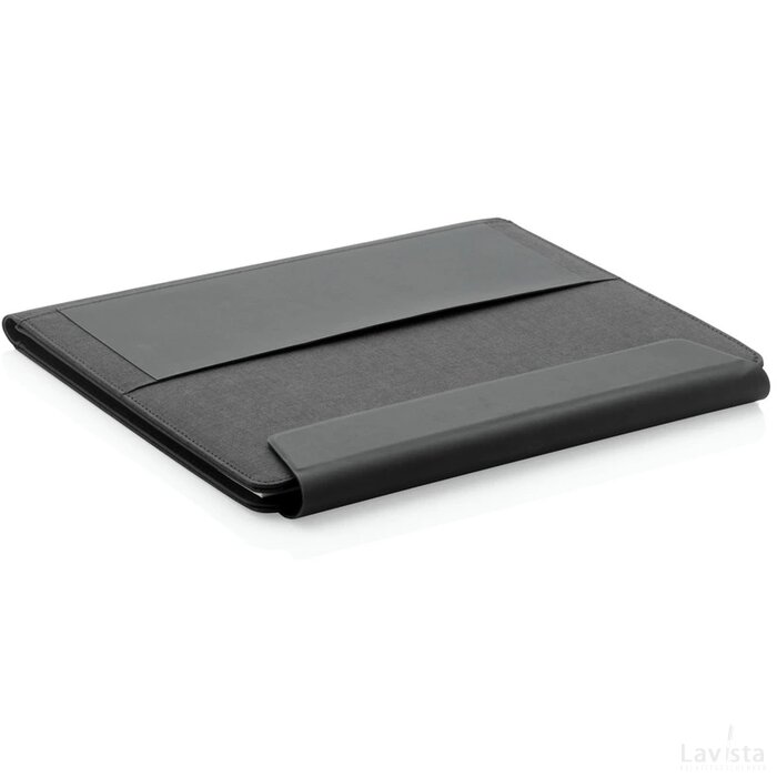 Fiko A4 portfolio met 5W draadloze lader 5.000 mAh powerbank zwart