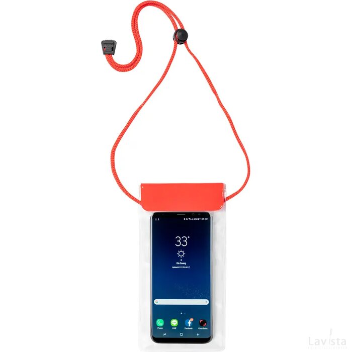 Rokdem Waterdichte Mobiele Telefoon Hoes Rood