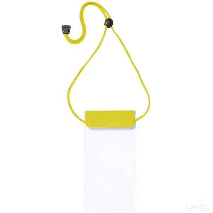 Rokdem Waterdichte Mobiele Telefoon Hoes Geel