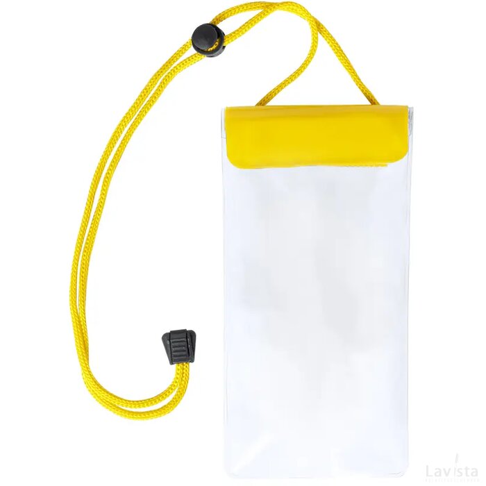 Rokdem Waterdichte Mobiele Telefoon Hoes Geel