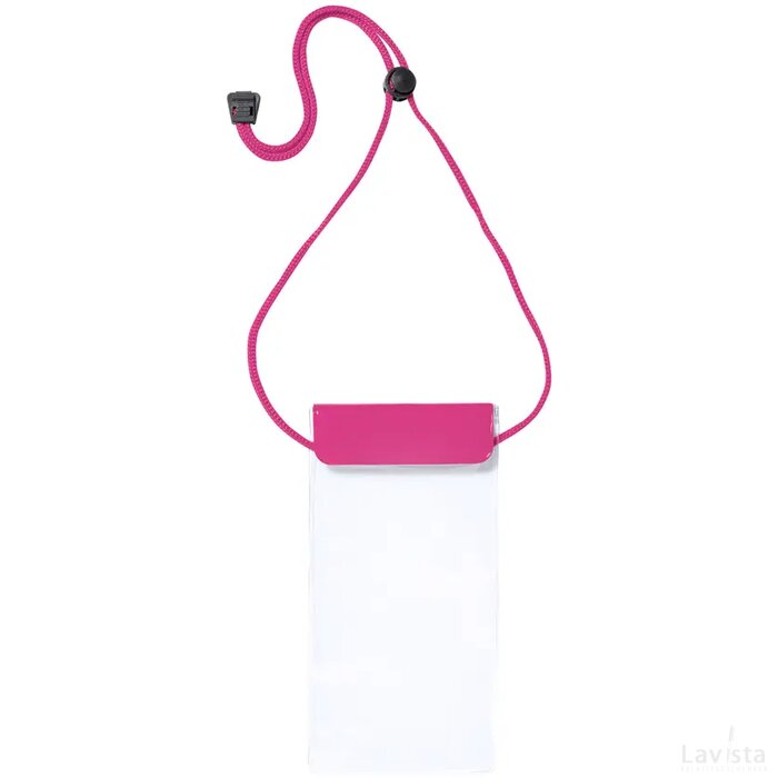 Rokdem Waterdichte Mobiele Telefoon Hoes Fuchsia