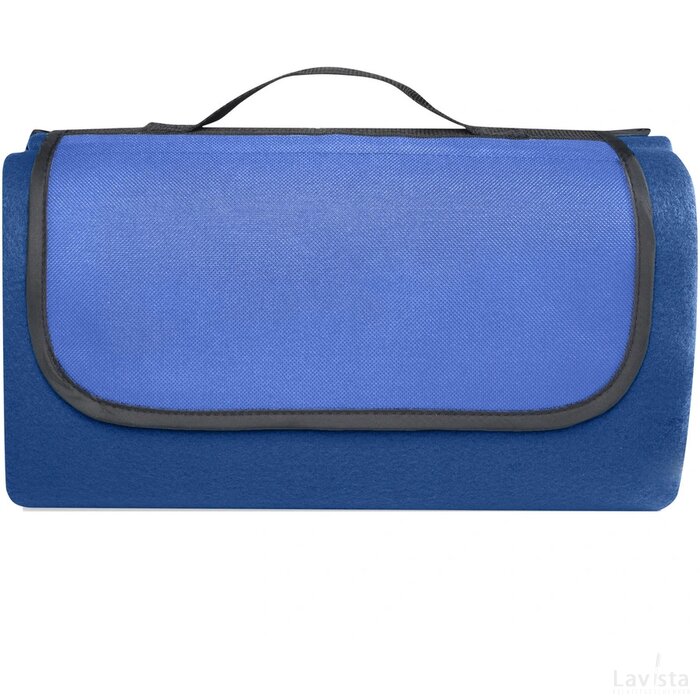 Salvie picknickdeken van gerecycled plastic Koningsblauw