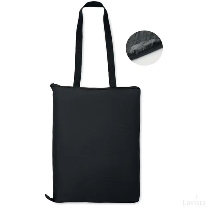 Opvouwbaar picknickkleed Pacam zwart