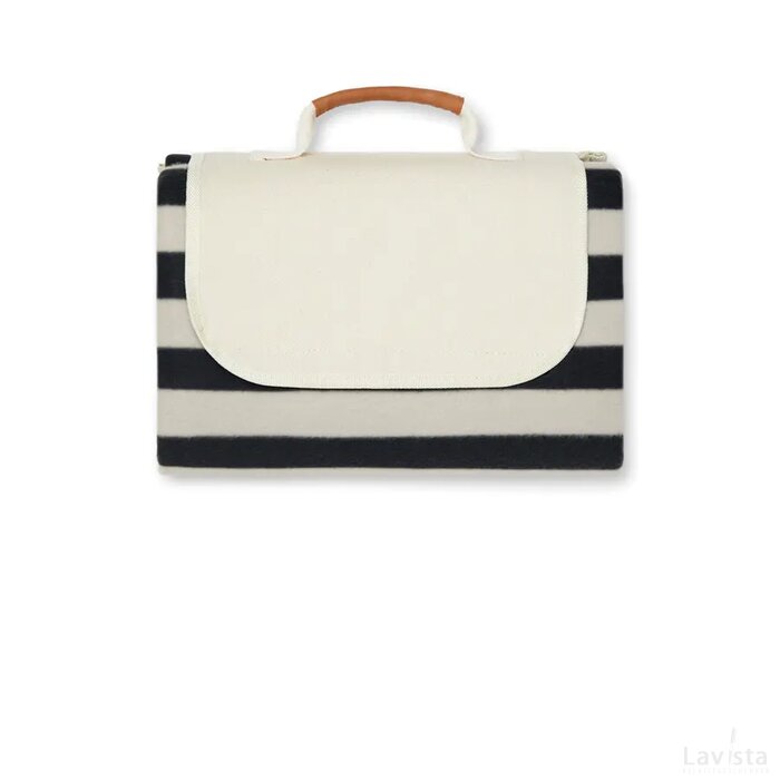 VINGA Alba GRS RPET picknickkleed S zwart