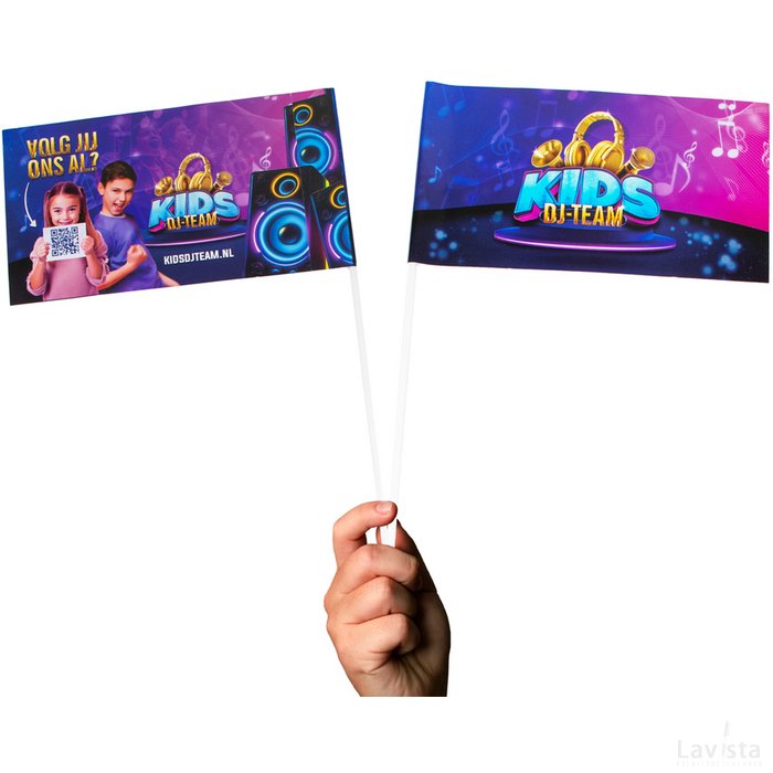 Zwaaivlaggetjes 11,5 x 24 cm