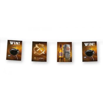 Papieren vlaggenlijn