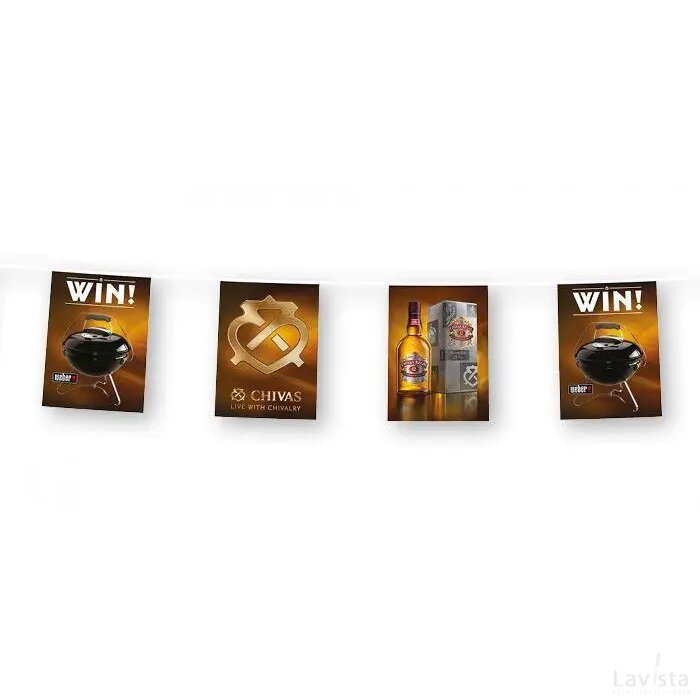 Papieren vlaggenlijn