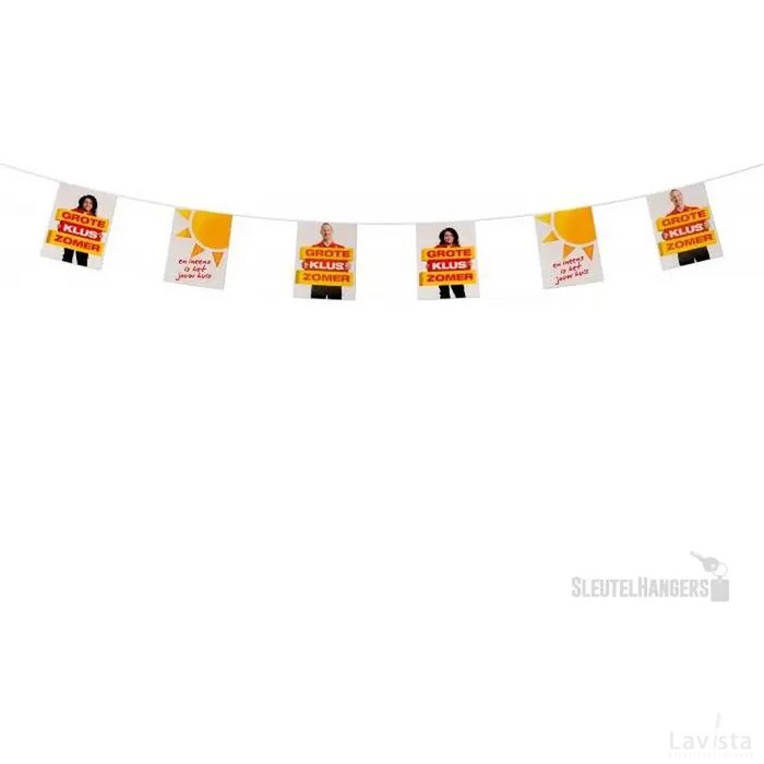 Papieren vlaggenlijn