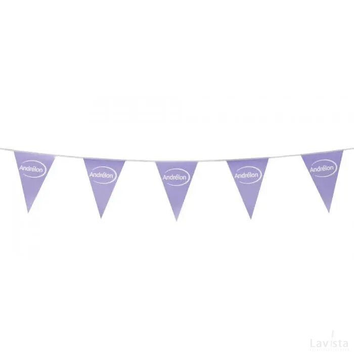 Kunststof wimpellijn met vlaggetjes