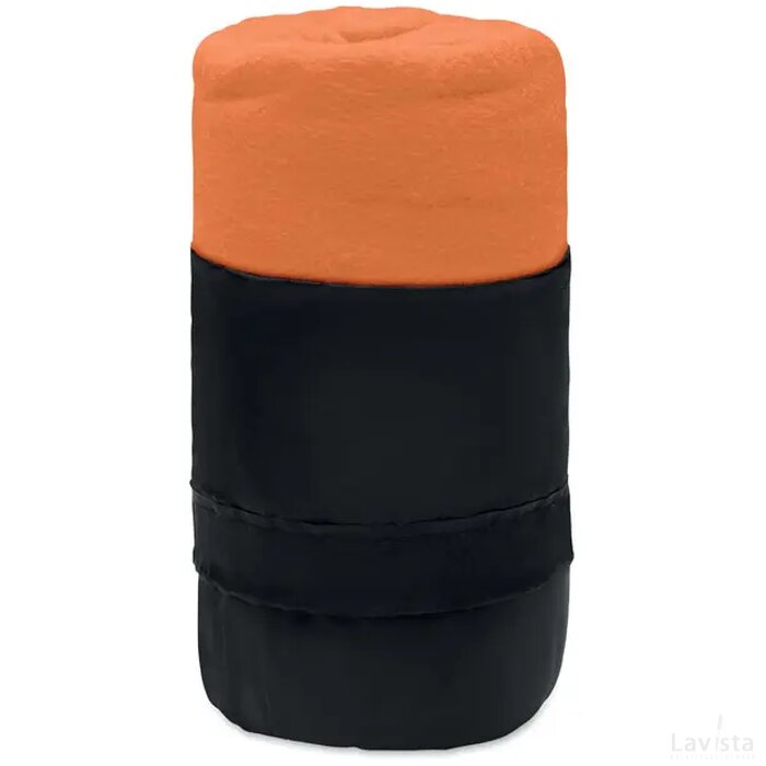 Rpet fleece reisdeken Musala rpet oranje