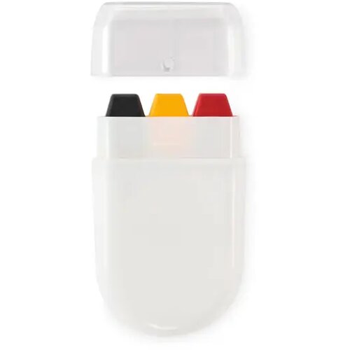 Bodypaint stick CHEER zwart-geel-rood