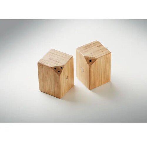 Bamboe peper- en zoutstel Both hout