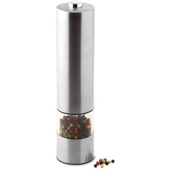 Peper- en zoutmolen Giro mat zilver