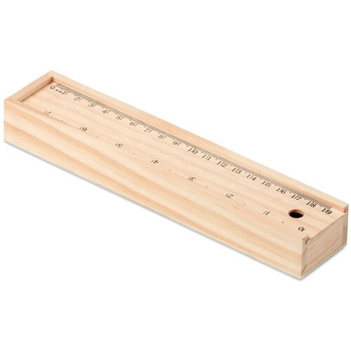 12-delige potlodenset in box Todo set hout