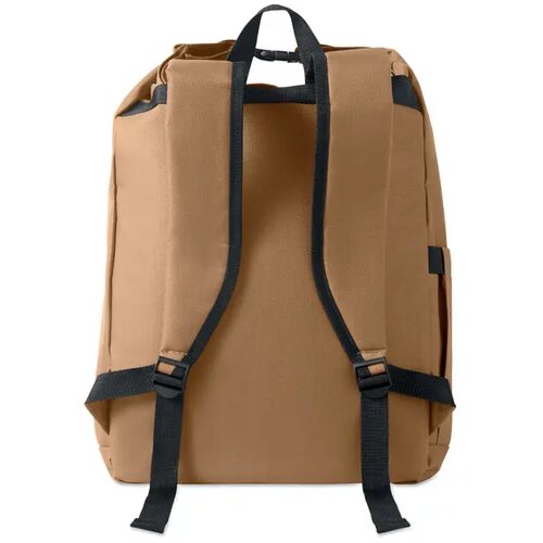 15" rolltop laptop rugzak Uniton khaki
