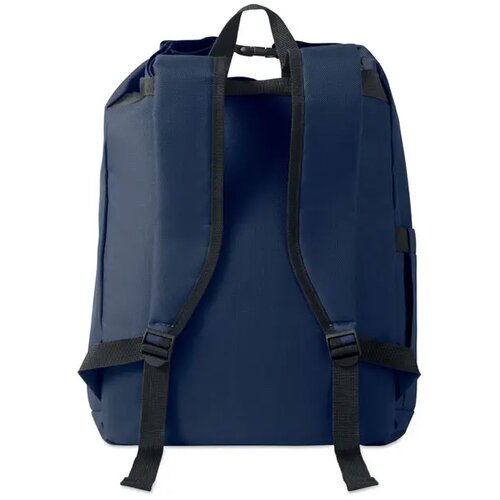 15" rolltop laptop rugzak Uniton marineblauw