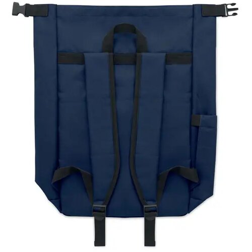 15" rolltop laptop rugzak Uniton marineblauw
