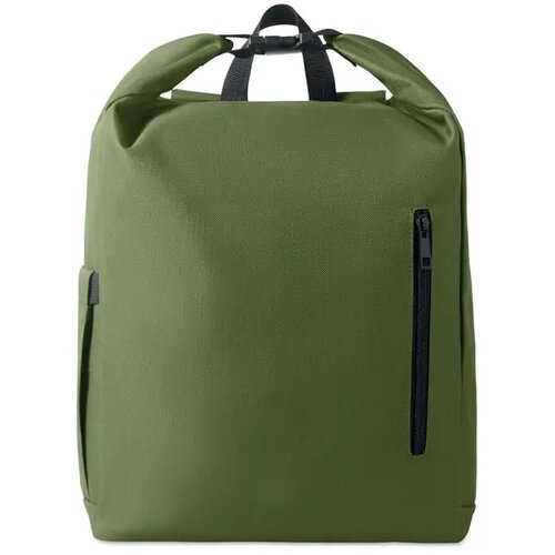 15" rolltop laptop rugzak Uniton legergroen