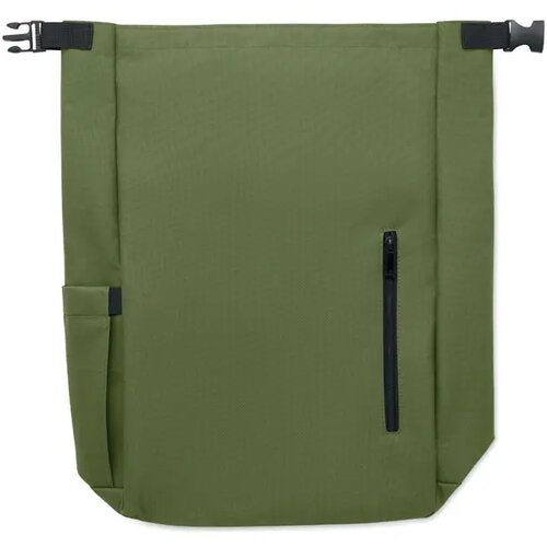 15" rolltop laptop rugzak Uniton legergroen