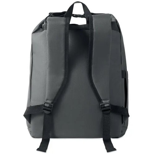 15" rolltop laptop rugzak Uniton steengrijs