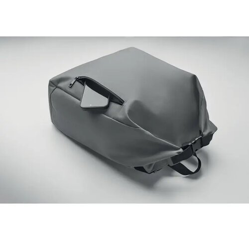 15" rolltop laptop rugzak Uniton steengrijs