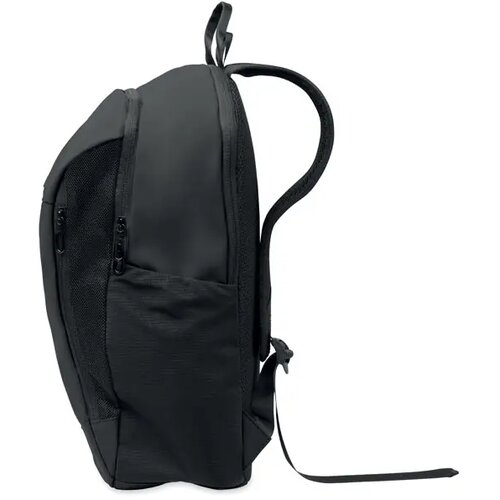 15" zachte pu laptop rugzak Korovin Zwart