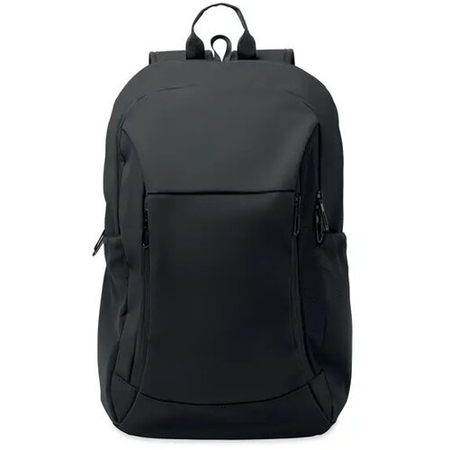 15" zachte pu laptop rugzak Korovin Zwart
