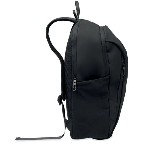 15" zachte pu laptop rugzak Korovin Zwart