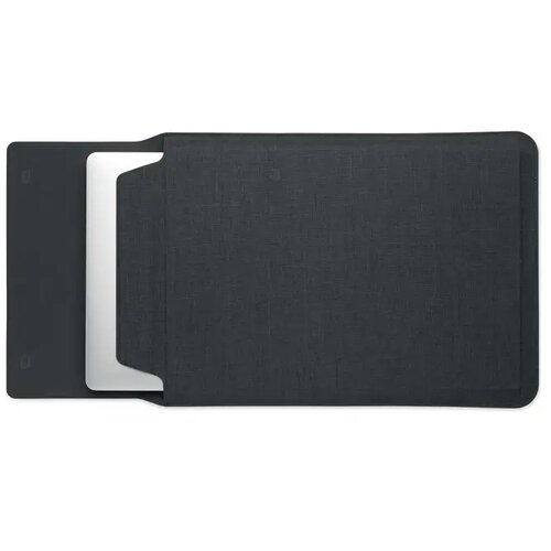 16 inch laptophoes van vilt Practic zwart